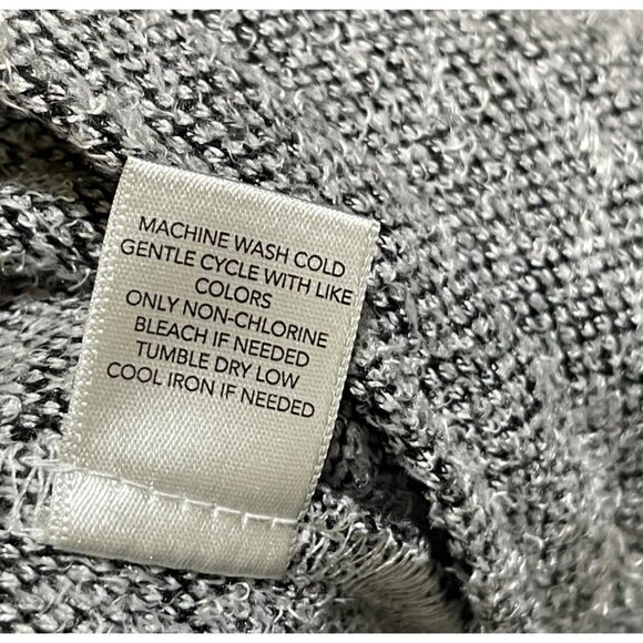 Christopher & Banks Fleece Jacket Black White Buffalo Plaid Size L Large - Picture 7 of 7